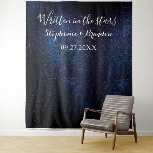 Galaxy Space Nebula Cosmos Wedding Foto Booth Wandteppich
