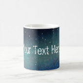 Galaxy Space Nebula Night Sky Green Kaffeetasse (Mittel)
