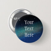 Galaxy Space Nebula Night Sky Personalisiert Button (Vorne & Hinten)