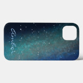 Galaxy Space Nebula Night Sky Personalisiert Case-Mate iPhone Hülle (Rückseite (Horizontal))