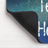 Galaxy Space Nebula Night Sky Personalisiert Mousepad (Ecke)