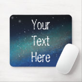 Galaxy Space Nebula Night Sky Personalisiert Mousepad (Mit Mouse)