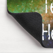 Galaxy Space Nebula Night Sky Personalisiert Orang Mousepad (Ecke)