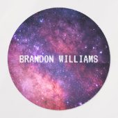 Galaxy Space Night Sky Stars Nebula Wasserdicht Etiketten (Design 2)