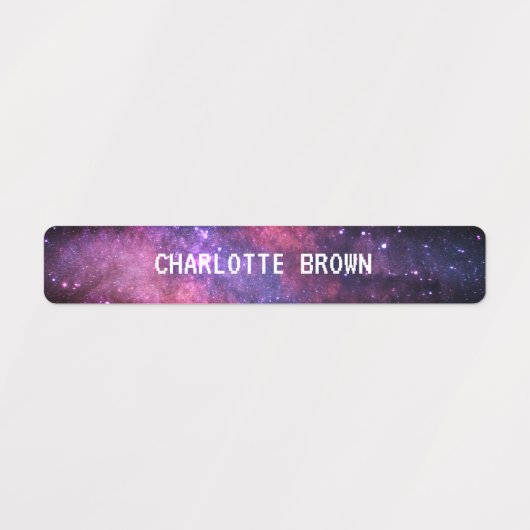 Galaxy Space Night Sky Stars Nebula Wasserdicht Etiketten (Design 1)