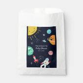 Galaxy Space Planets Babydusche Geschenktütchen (Vorderseite)