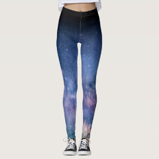 Galaxy Space Print Leggings