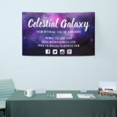Galaxy Space Stars Ultra-Violet-Lila Nebel Banner (Messeveranstaltung)