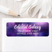 Galaxy Space Stars Ultra-Violet-Rücksendeadresse (Insitu)