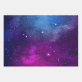 Galaxy Space ThemenGeburtstagsparty Geschenkpapier Set (Vorderseite 2)