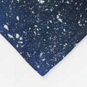 Galaxy Space Universe Wasserfarbe Lila Fleecedecke (Ecke)