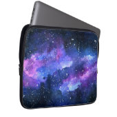 Galaxy Space Universe Wasserfarbe Lila Laptopschutzhülle (Vorne Rechts)