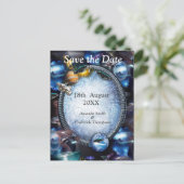 Galaxy Space Visitors Ankündigungspostkarte (Stehend Vorderseite)