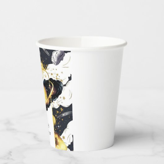 Galaxy Space zum Geburtstag Pappbecher (Links)