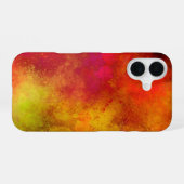 Galaxy-Spray-Paint-Effekt iPhone 16 Hülle (Rückseite (Horizontal))