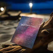 Galaxy Star Constellation Einladung