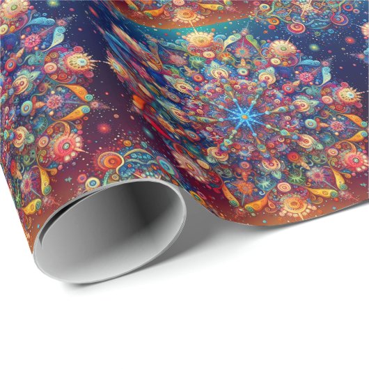 GALAXY STAR GESCHENKPAPIER (Rolleneckpunkt)