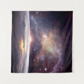 Galaxy star infinity cosmos dark wandteppich (Vorderseite (Horizontal))