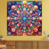 GALAXY STAR LEINWANDDRUCK (Insitu (Wohnzimmer))