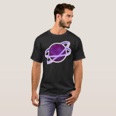 Galaxy Star Moon Planet Saturn T-Shirt (Vorne ganz)