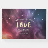 Galaxy Star Nebula Constellation Wedding Guestbook Gästebuch (Vorderseite)