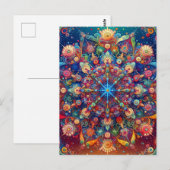 GALAXY STAR POSTKARTE (Vorne/Hinten)