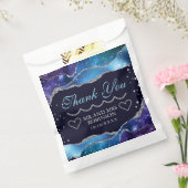 Galaxy Star Silver Glitzer Agate Wedding Geschenktütchen (Versiegelt)