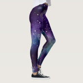 Galaxy Star Universum Himmelskunst Leggings (Rechts)