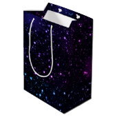 Galaxy Starlight Geschenktasche Mittlere Geschenktüte (Rückseite Schrägansicht)
