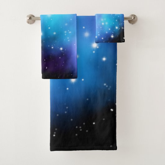 Galaxy Starlight Space Clouds Badhandtuch Set (Insitu)