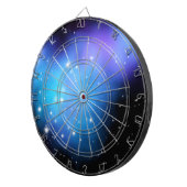 Galaxy Starlight Space Clouds Dartscheibe (Vorderseite rechts)