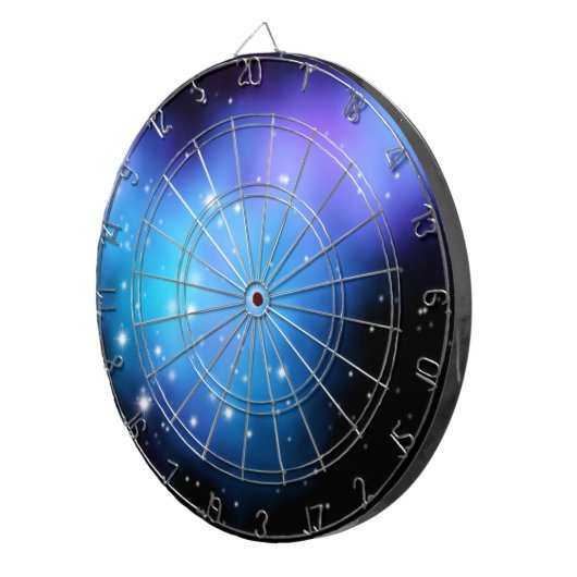 Galaxy Starlight Space Clouds Dartscheibe (Vorderseite rechts)