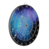 Galaxy Starlight Space Clouds Dartscheibe (Vorderseite Links)