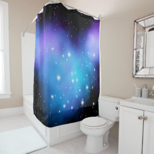 Galaxy Starlight Space Clouds Duschvorhang