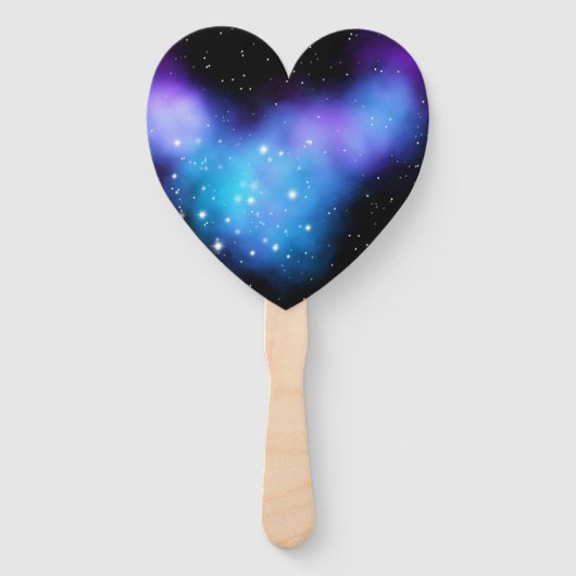 Galaxy Starlight Space Clouds Fächer (Rückseite)