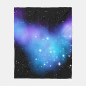 Galaxy Starlight Space Clouds Fleecedecke (Vorderseite)