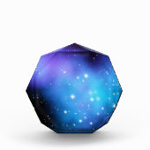 Galaxy Starlight Space Clouds Fotoblock (Vorderseite)