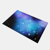 Galaxy Starlight Space Clouds Fußmatte (Schrägansicht)