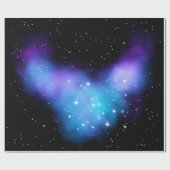 Galaxy Starlight Space Clouds Geschenkpapier (Flach)