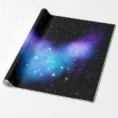 Galaxy Starlight Space Clouds Geschenkpapier (Ungerollt)