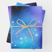 Galaxy Starlight Space Clouds Geschenkpapier Set (Beispiel)