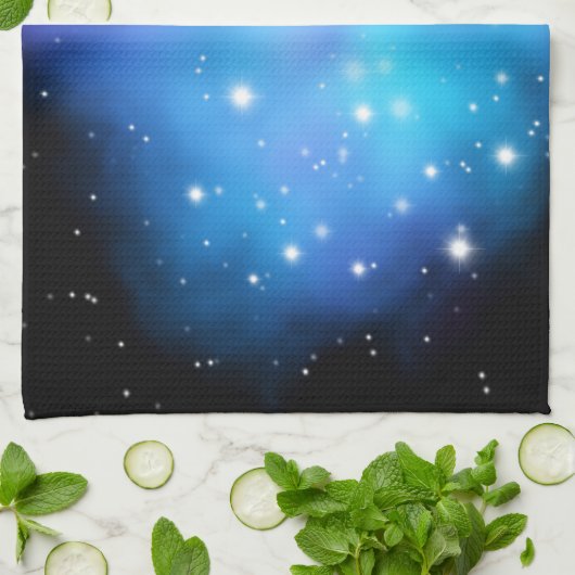 Galaxy Starlight Space Clouds Geschirrtuch (Gefaltet)