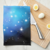 Galaxy Starlight Space Clouds Geschirrtuch (Viertel Falte)