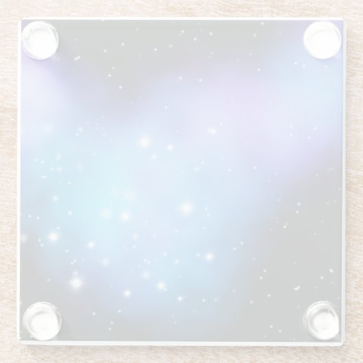 Galaxy Starlight Space Clouds Glasuntersetzer (Rückseite)