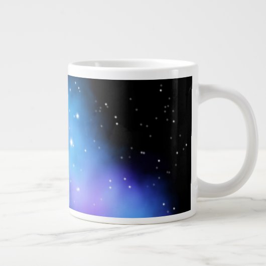 Galaxy Starlight Space Clouds Jumbo-Tasse (Rechts)