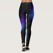 Galaxy Starlight Space Clouds Leggings (Rückseite)