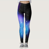 Galaxy Starlight Space Clouds Leggings (Vorderseite)