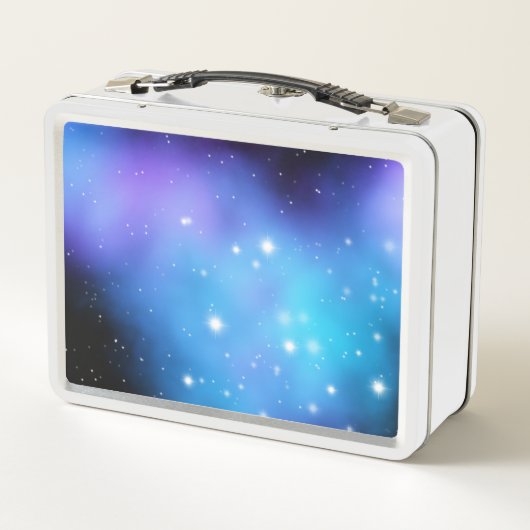 Galaxy Starlight Space Clouds Metall Brotdose (Rückseite)