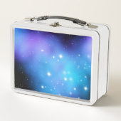 Galaxy Starlight Space Clouds Metall Brotdose (Vorderseite)