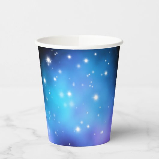 Galaxy Starlight Space Clouds Pappbecher (Links)